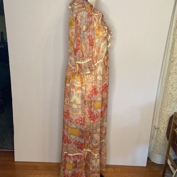 Free People Dress Free Spirit BoHo Floral Maxi Dress - Picture 5 of 15